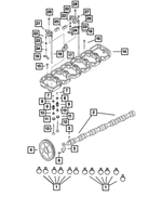 4429332 - 6.7L Turbo Diesel; Engine: Woodruff Key for Mopar Image