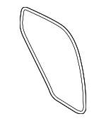 9Y0833721CY - Body: Weather-strip On Body for Porsche: Cayenne Image