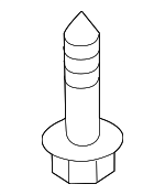 90159A0030 - Body: Pad Screw for Scion: iM, iQ, xB | Toyota: Avalon, Camry, Corolla, Corolla iM, Crown, Matrix, Mirai, Prius, Prius C, Prius Plug-In, Prius Prime, Prius V, Sienna, Yaris Image