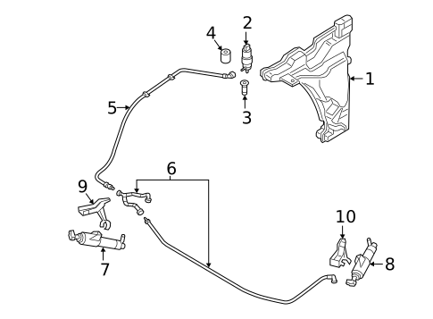Headlamp Washers/Wipers for 2020 Audi A5 Quattro #1