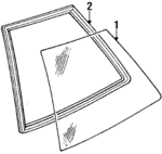 BD46763 - : Glass Seal for Jaguar Image