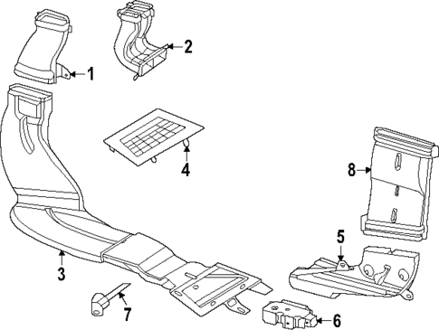 Automatic Temperature Controls for 2023 Mercedes-Benz EQS 450 SUV #1