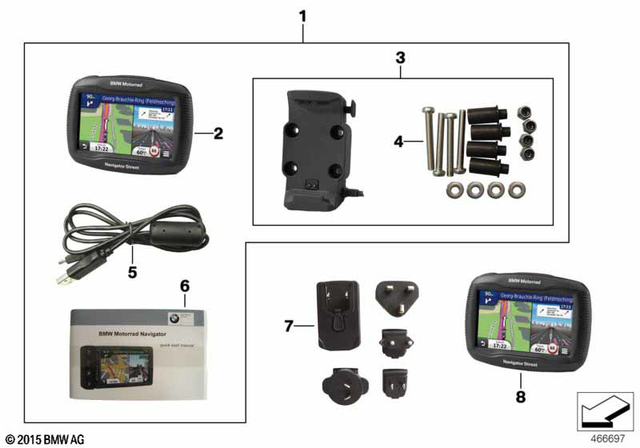 72607685840 - : USB-Connection Cable for BMW-Motorrad Image