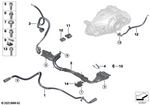 12437644941 - Engine Electrical System: High-Voltage Cable Eme-Electric Motor for BMW Image