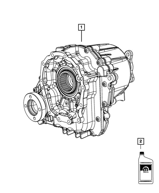 4593847AD - Power Transfer Unit; Transfer Case: Transfer Case for Mopar Image