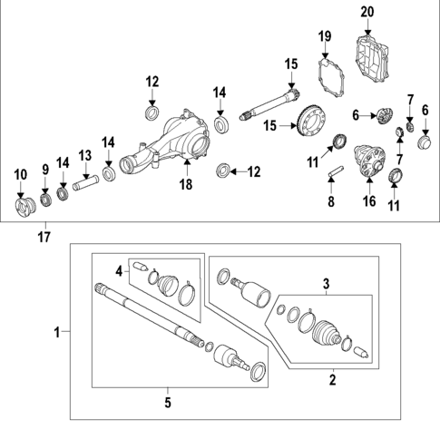 Drive Axles for 2023 Subaru Ascent #0