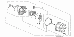 30100P8AA01 - Engine: DISTRIBUTOR ASSY. (D6P96-01) (HITACHI) for Acura Image