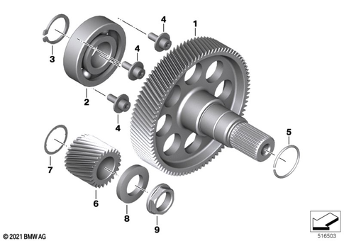 Input Shaft, Layshaft and Output Shaft for 2022 BMW-Motorrad CE #0