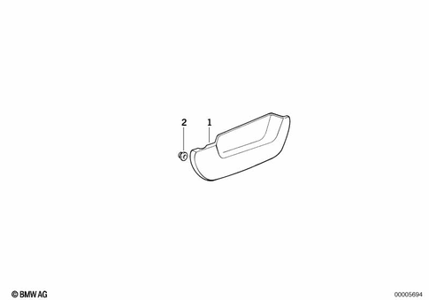 Motorcycle Trim Section, Windshield for 1993 BMW-Motorrad R 100 R #1