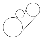 9091602721 - : Serpentine Belt for Lexus: NX300h Image