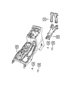 6AC55TX7AA - Interior Trim: Console Plug for Mopar Image