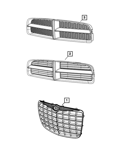 Grilles for 2010 Chrysler 300 #0