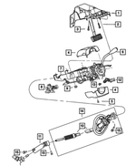 5MZ071U1AB - Unclassified: Steering Column for Ram: 3500 Image