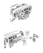 4897875AA - Labels: Air Bag Warning Label for Mopar Image