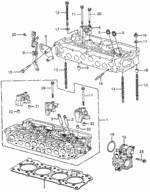 12251PA0000 - : Gasket, Cylinder Head for Honda Image