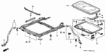 70617S5AJ01 - Interior/Bumper: SCREW, TAPPING (4X7) (PO) for Honda Image
