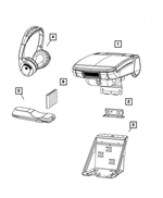 1CJ741T1AD - Instrument Panel and Radios and Consoles: Dvd Player for Mopar Image