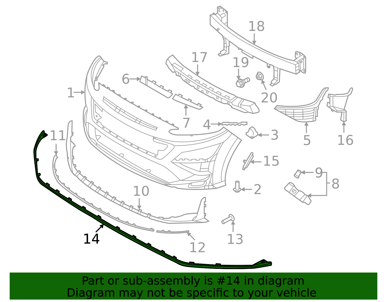 2022-2023 Hyundai Kona N Lower Deflector 86567-I3NA0 | OEM Parts Online