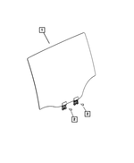 68738391AA - : Rear Door Glass, Left for Mopar Image