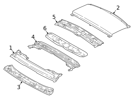 Roof & Components for 2021 Audi RS5 #0
