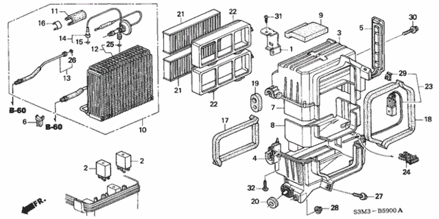 A/C Unit for 2001 Acura CL #0