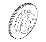 34207889663 - Brakes: Rotor for BMW Image