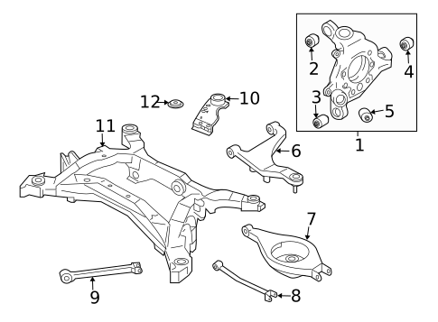 Rear Suspension for 2003 INFINITI G35 #2
