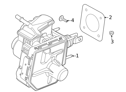 Master Cylinder - Components On Dash Panel for 2020 Ford Explorer #0