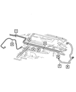 4578197AE - : Fuel Supply Tube for Chrysler: 300 | Dodge: Challenger, Charger, Magnum Image