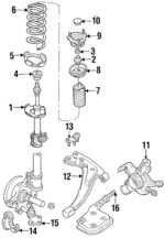 XF5Z5310AA - Suspension: Coil Spring for Mercury: Villager Image