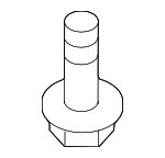 9015960393 - Body: Cover Panel Screw for Toyota: Land Cruiser, Prius, Tacoma Image