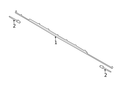 Exterior Trim - Pillars for 2014 Dodge Challenger #0