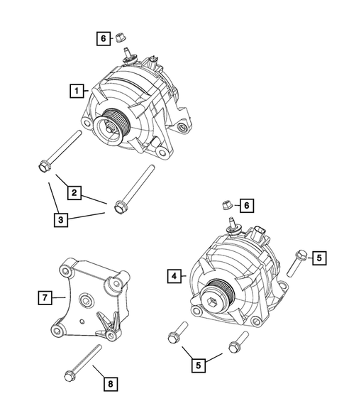 Generators / Alternators for 2016 Ram 3500 #4