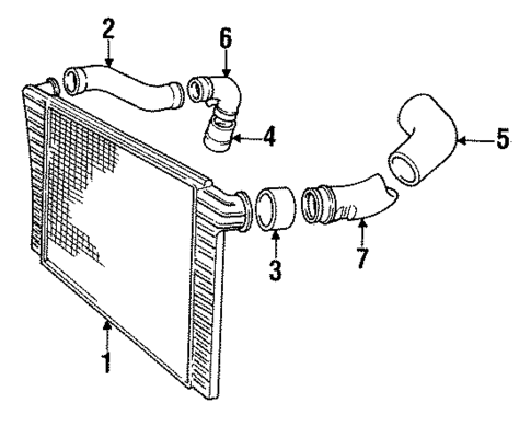 Intercooler for 1992 Volvo 960 #0