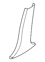 858353F000NF - Body: Lower Center Pillar Trim for Kia: Amanti Image