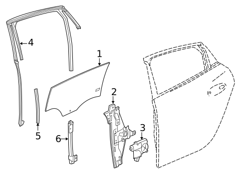 Rear Door for 2017 Buick LaCrosse #0