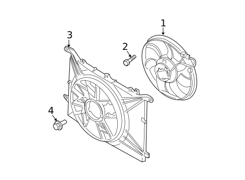 Cooling Fan for 2014 Volvo XC90 #0