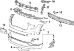 26443995 - : Drivers Side Bracket for GMC: Acadia Image