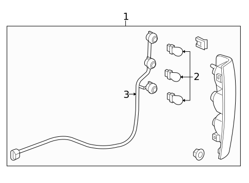 Tail Lamps for 2006 Isuzu i-350 #0