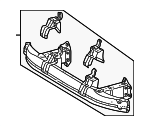 2156200486 - Body: Lower Crossmember for Mercedes-Benz Image