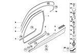 51777173919 - : Primed Left Outer Kick Panel for BMW Image