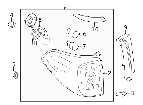 Bulbs - Chassis for 2017 Nissan Armada #0