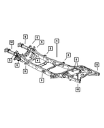 52021552AD - Frames and Bumpers: Chassis Frame for Mopar Image