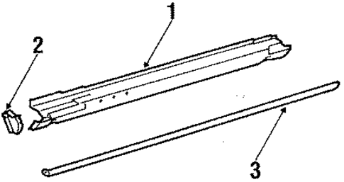Rocker for 1989 Mercedes-Benz 560SL #0