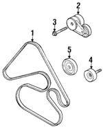 12553861 - Cooling System: Pump Pulley for Oldsmobile: Aurora, Intrigue Image