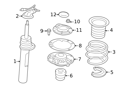 Suspension, Springs & Related Components for 2024 Mini Cooper Countryman #0