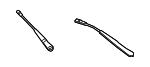 971955409 - Body: Wiper Arm for Porsche Image