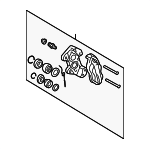 4773060080 - : Caliper for Lexus: LX470 Image