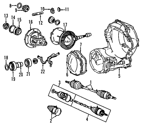 Axle Shafts & Joints for 1984 Toyota Tercel #0