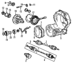9036635002 - Front Drive Axle: 1984-1988 Toyota Tercel - Case Bearing for Toyota: Tercel Image